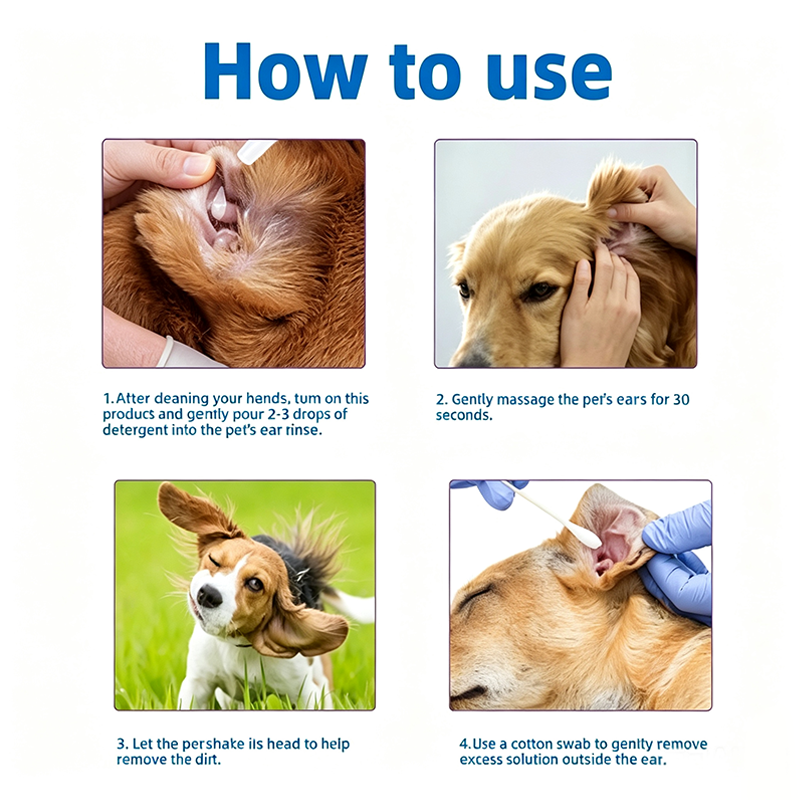 Buy 1 Get 1 Free 🔥Gentle Pet Ear Wash | Odor-Free Cleaning for Dogs & Cats🐾