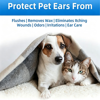 Buy 1 Get 1 Free 🔥Gentle Pet Ear Wash | Odor-Free Cleaning for Dogs & Cats🐾